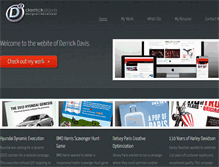 Tablet Screenshot of derrickdavis.com